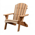 Sedia Adirondack da giardino 78 x 90 x 95 cm in legno naturale con braccioli