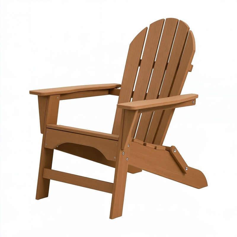 Poltrona Adirondack 82 x 88 x 98 cm marrone per esterno con schienale inclinato